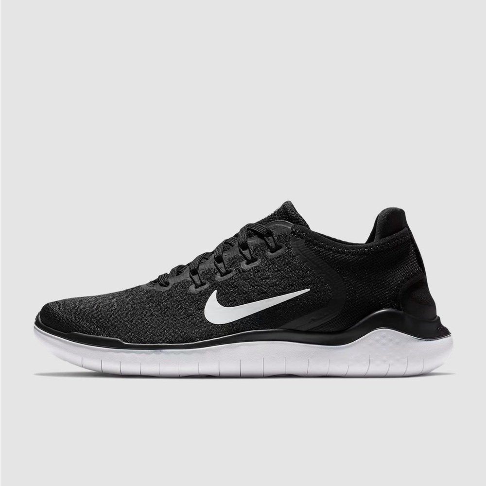 New Nike Free RN 2018 “Black/White” Women's Running Shoes 942837-001 - Picture 2 of 11